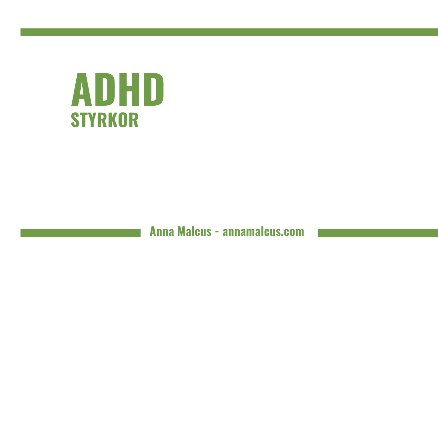 ADHD, styrkor